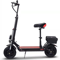 Trottinette électrique pliable pour adultes, phares lumineux, double motorisation, grande puissance 2000W, pneus larges