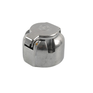 Conector Automotriz Circular de Aluminio de 7 Pines, Conector Hembra Mo-160 Estándar Plateado - Product Image 1