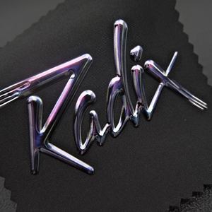 新しいファッションカスタム3Dレンズ反射パッチ衣類ブランドレーザーパッチレインボーレタリングエンボス加工tpuパッチ - Product Image 1