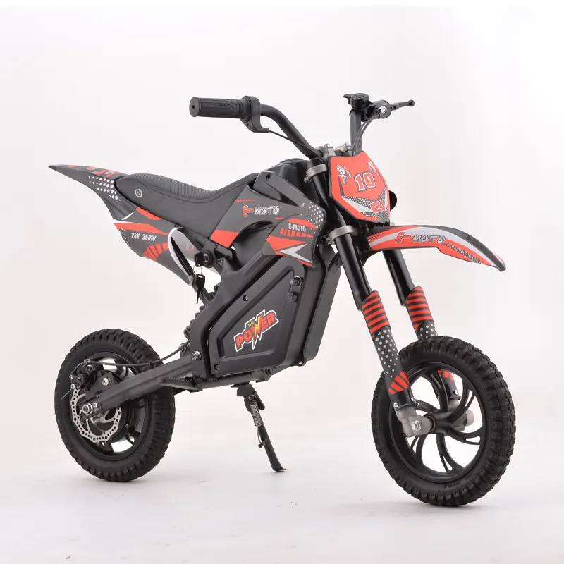 Whosale 24V 350W 25 km/h Motos de Cross eléctricas para niños 8 9 años de edad para ir rápido Moto eléctrica