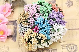 Artificial Flower Stamen <b>Wire</b> Stem Handmade Graduation Mother's Day DIY Wreath Wedding Box Decoration Environment-Friendly - Product Image 5