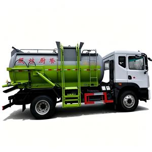รถบรรทุกขยะครัวเรือน Dongfeng Duolika จากโรงงานโดยตรง ขนาด 5-8 คิว รถเก็บขยะมาตรฐานยูโร 5 - Product Image 4
