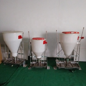 65L Acero inoxidable 304 Soporte Weaner Dry Wet Feeder <span class=keywords><strong>para</strong></span> cerdo <span class=keywords><strong>para</strong></span> granja <span class=keywords><strong>de</strong></span> cría <span class=keywords><strong>de</strong></span> animales - Product Image 6