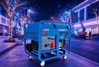 Générateur diesel portable super silencieux YuChai YC15GF-3 15 kW triphasé 400 V/230 V bicylindre refroidi par air à démarrage électrique 1800 tr/min