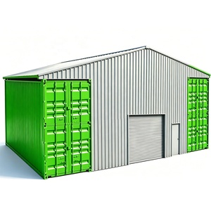 Vente en gros usine : Toit de conteneur robuste en acier coloré, ignifuge et étanche, pour entrepôt extérieur et tente de stockage - Product Image 2