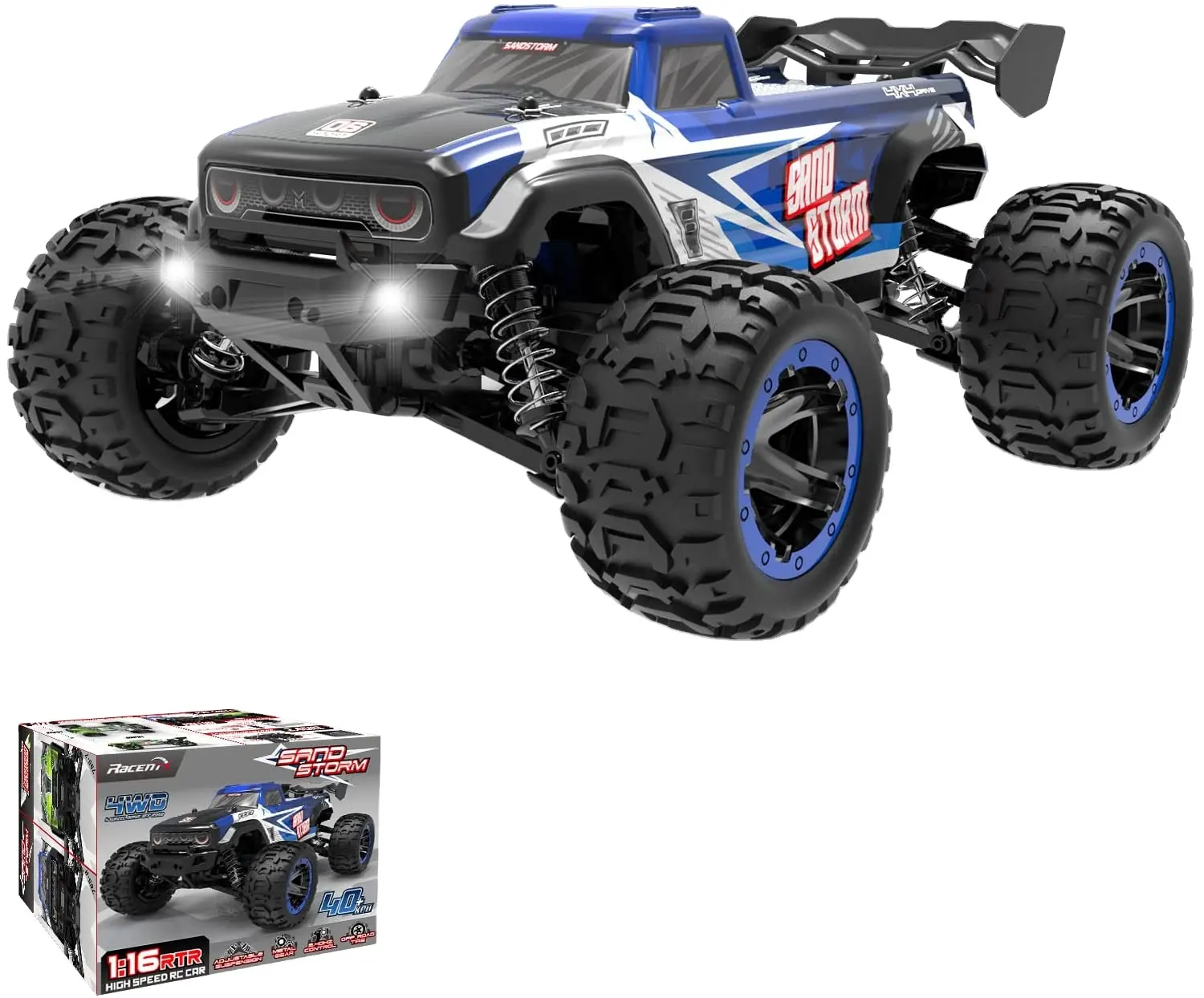 2.4G Factory Manufacture Electric Remote Control Car Toy 1:8 fast Rc Car 4x4 High Speed Truck For kid and adult