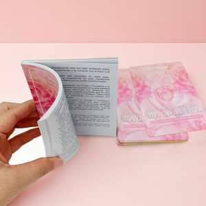 Personalizado <span class=keywords><strong>de</strong></span> alta calidad exquisita adivinación papel <span class=keywords><strong>de</strong></span> núcleo blanco mate barnizado hoja <span class=keywords><strong>de</strong></span> oro borde Tarot oráculos <span class=keywords><strong>cartas</strong></span> cubierta con guía - Product Image 2