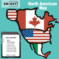 Para SMIOST 16GB Android Car Navigation Sat Nav GPS Card SD Plastic Mini SD Micro Memorial para Mazda 1P USA CX3 MX5 Android Car M