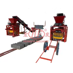 Factory production direct sale QTJ4-35B2 semi-automatic bmm 300 brick making machine price brick making machinery