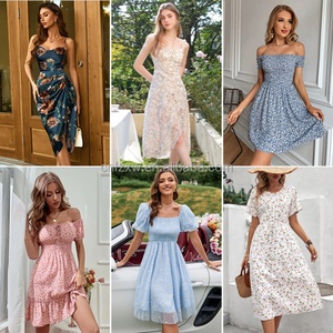 Vestido Elegante de Encaje con Volantes y Mangas Abullonadas para Mujer, Alta Calidad, Venta al Por Mayor, Marca Llly - Product Image 6