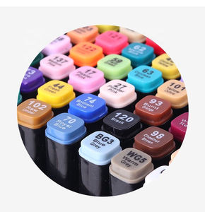 ปากกามาร์กเกอร์สองหัวสำหรับวาดภาพศิลปะหมึก168สีหมึกถาวร - Product Image 6