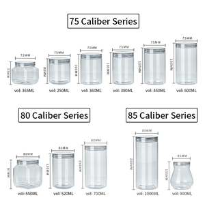 บรรจุภัณฑ์อาหารคุณภาพสูงขายดี ขวดพลาสติกเกรดอาหารสำหรับผลไม้อบแห้ง และขวดพลาสติกใส่คุกกี้ - Product Image 2