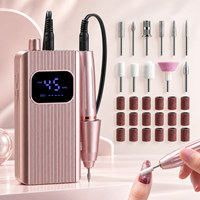 Perceuse à ongles rechargeable professionnelle 45000 tr/min, perceuse à ongles portable pour gel, acrylique, manucure, pédicure, pour salon de manucure