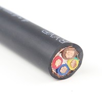 Câble personnalisé en cuivre massif isolé en PVC, fil flexible pour applications industrielles et automobiles, 450V 5*4 mm