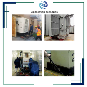 उपकरण परिवहन के लिए भारी शुल्क मशीनरी स्केट 360 डिग्री घूर्णन इस्पात मंच - Product Image 3