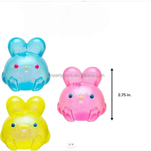 Nouvelle Peluche Squishy Scintillante Parfumée aux Houblons de Gelée, Lapin de Pâques, Balle Anti-Stress, Boîte Mystère, Cadeau Sensoriel - Product Image 4