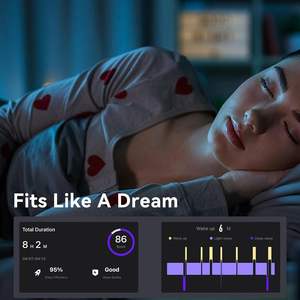 SHR حلقة ذكية طويلة الأمد بطارية مراقبة اللياقة البدنية النوم والصحة تعقب للرجال والنساء دائرة الرقابة الداخلية & الروبوت متوافق - Product Image 6