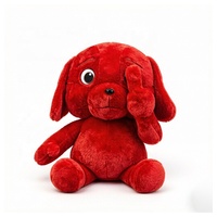 Lustiges Mittelfinger-Hundekuscheltier in Rot, Niedlicher Frecher Welpe, Kreatives Scherzgeschenk, Sofakissen, Schlüsselanhänger-Option