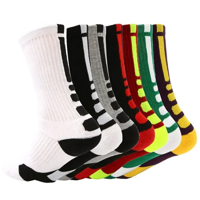 Großhandel Kompression maßge schneiderte Logo Sport Elite sportliche Herren Basketball Socken