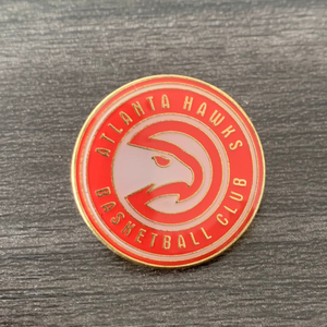 Spille Sportive in Metallo all'Ingrosso, Spille da Bavero con Angeli <span class=keywords><strong>della</strong></span> Squadra <span class=keywords><strong>di</strong></span> Basket USA, Spille Souvenir in Metallo Lucido Placcato Oro Stampate OEM per Vestiti - Product Image 4