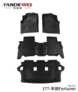 Tapis de voiture pour <span class=keywords><strong>TOYOTA</strong></span> Corolla Camry <span class=keywords><strong>yaris</strong></span> Tunder CHR HRV CRV FJ LAND CRUISER LC300 HILUX coussinets de pieds tapis de botte doublures tapis - Product Image 6