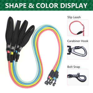 Correa de Nailon Ajustable y Antideslizante de Nunbell Factory, Correa Sólida y Suave sin Tirones, Control con Mosquetón de Aleación de Zinc, Profesional para Perros - Product Image 5