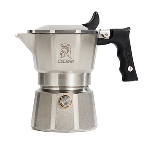 Tragbares Klassisches Edelstahl-Camping-Moka-Kaffeekocher-Geschenkset mit <span class=keywords><strong>EPP</strong></span>-Etui, Manueller Kaffeemühle, Bohnenbehälter und Wärmediffusorplatte - Product Image 2