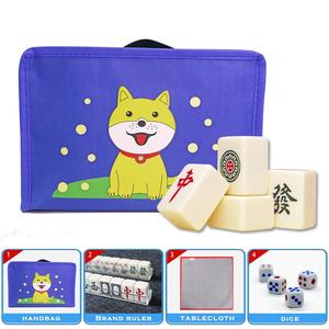 Mini <span class=keywords><strong>Plaque</strong></span> de Mahjong 24mm Couleurs Macaron Vente en Gros Commande en Gros Famille Entreprise Amis Club Fête Voyage Ensemble de Mahjong - Product Image 6