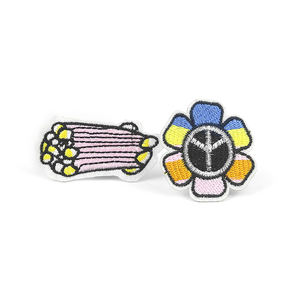 Insigne de broderie complet personnalisé du fabricant Offre Spéciale cousu <span class=keywords><strong>sur</strong></span> des patchs brodés pour jeans - Product Image 2