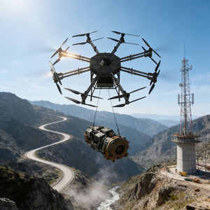 Drone industriel GT300 haute puissance, capacité de levage lourde de 300 kg, caméra 4K UHD, 5G, autonomie de vol de 60 minutes, température d'exploitation extrême de 20°C à 55°C, fiable - Product Image 2