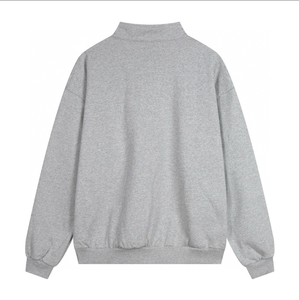 Nuova Felpa con Cappuccio e Zip a un Quarto in Cotone 100% Lavorato a Maglia 2026 per Uomo e Donna, Ideale per Abbigliamento Casual e Sportivo - Product Image 2