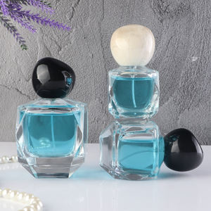 Bouteilles en <span class=keywords><strong>verre</strong></span> de parfum populaires 30ML 50ML 100ML bouteilles de parfum de forme irrégulière avec couvercle Bailey de pulvérisateur puissant - Product Image 4