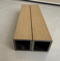 Tube composite bois-plastique WPC 50*50mm pour plafond et mur extérieur