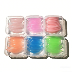 Stock direct usine - 5 paires de coussinets auto-adhésifs en silicone effet gelée pour extensions de cils, coussinets de rehaussement de cils à la kératine - Product Image 3