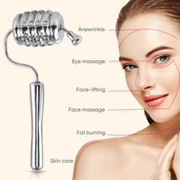 Ensemble de madérothérapie laminée anti-cellulite, outils de cryothérapie métalliques colombiens, rouleau de massage facial