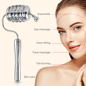 Ensemble de madérothérapie laminée <span class=keywords><strong>anti</strong></span>-<span class=keywords><strong>cellulite</strong></span>, outils de cryothérapie métalliques colombiens, rouleau de <span class=keywords><strong>massage</strong></span> facial - Product Image 2