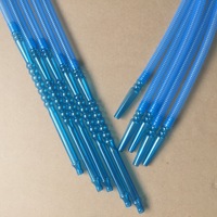 Tuyau de chicha portable givré moderne en silicone, plastique, PVC, acrylique, durable, écologique, 1,5m/1,8m, jetable à usage unique
