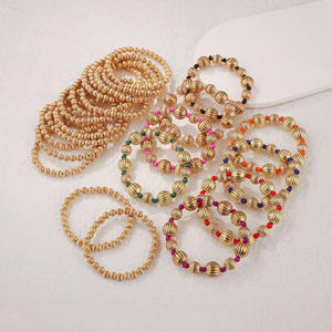 2024 nouveauté mode bijoux bohème style ethnique CCB <span class=keywords><strong>bracelet</strong></span> perlé design rétro élastique chaîne <span class=keywords><strong>bracelet</strong></span> pour les femmes - Product Image 4