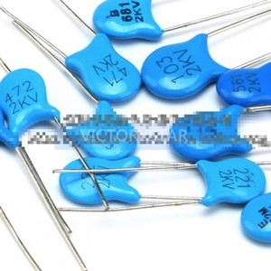 High Voltage Ceramic Capacitor 2kv 2000v 101 102 103 152 <strong>221</strong> 222 332681 20 pieces - Product Image 1