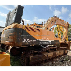 Excavadora usada HYUNDAI 305LC-9T con buenas condiciones originales 30ton excavadora de orugas de segunda mano 305LC-9T en gran oferta - Product Image 1