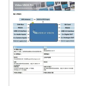 Racelogic Video Vbox Pro 10Hz เครื่องบันทึกข้อมูล GPS พร้อมการ์ด SD สำหรับกล้องติดรถยนต์ - Product Image 4