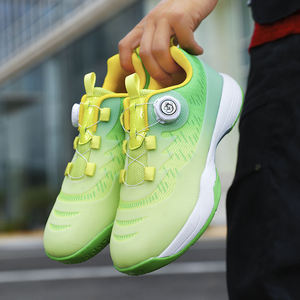 <span class=keywords><strong>Scarpe</strong></span> <span class=keywords><strong>da</strong></span> Badminton, Tennis, Ping Pong e <span class=keywords><strong>Pallavolo</strong></span> per Uomo e Donna, Sneakers <span class=keywords><strong>da</strong></span> Corsa su Pista e Trail, <span class=keywords><strong>Basse</strong></span> con Chiusura a Bottone, in Tela e Rete Traspirante - Product Image 3