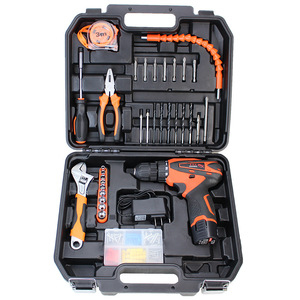Juego de Taladro Recargable de Litio con Brocas de Acero al Carbono, Herramienta de Ferretería para el Hogar con Certificado GS para Uso Doméstico - Product Image 4
