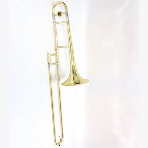 ทรอมโบนทองเหลือง บีแฟลต เคลือบทอง พร้อมกล่อง  ขายส่งเครื่องดนตรีทรอมโบน - Product Image 1