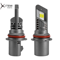 Ampoule de phare LED pour voiture, Mini Turbo LED, faisceau haut et bas, 52W, pour phare de voiture, lampe de phare automatique, H4 H7 H11 H13 9005 9004 12V 6000K