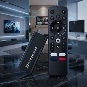 XS97 Stick GEN2 OTT TV Box Smart Tvstick Android 12 H618 2GB+16GB TV Streaming Stick 2.4G/5G 2T2R WiFi BT5.2 Android IP TV Stick - Product Image 1