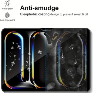 Protection d'écran pour tablette de jeu, verre trempé transparent pour iPad Pro 2024 11 13 pouces, film anti-rayures 9H sans bulles - Product Image 4