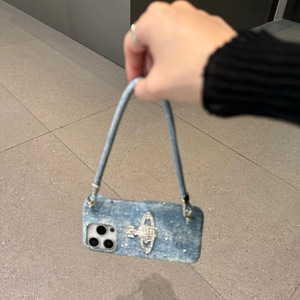 Cho Apple 16 Pro Max điện thoại di động Trường hợp cô gái denim với lấp lánh Sao <span class=keywords><strong>Iphone</strong></span> 15 14 13 12 cộng với vỏ 3D <span class=keywords><strong>Saturn</strong></span> thiết kế bìa - Product Image 5