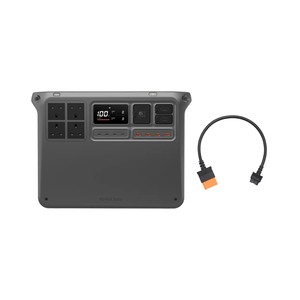 Station portable DJI Power 2000, onduleur à onde sinusoïdale pure, panneau solaire, batterie lithium-ion, lampe de poche, combo de charge rapide 51176 - Product Image 1
