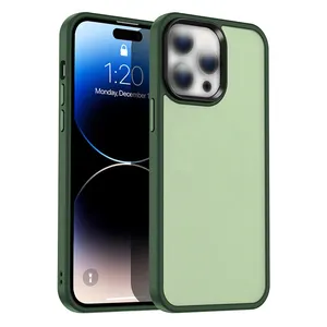 Étui de luxe en Silicone TPU vert haut de gamme pour Iphone 14 13 12 11 Pro Max X Xs XR hommes housse de protection complète de l'objectif